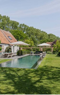 The Art of Living: wellness in een landelijk eenvoudige context met Inter. Arch. Simoen